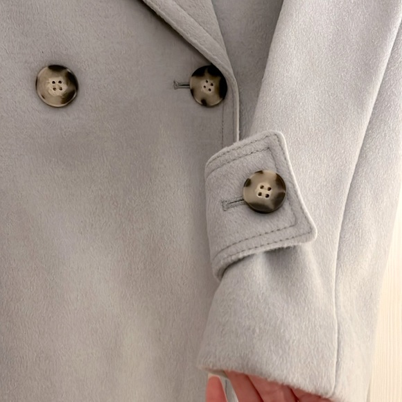 NWT Dillards Antonio Milani ice blue mint pea coat size 6 - Picture 5 of 7